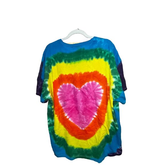 Tie-Dye Heart Shirt Size 2XL - Handmade - Picture 2 of 6